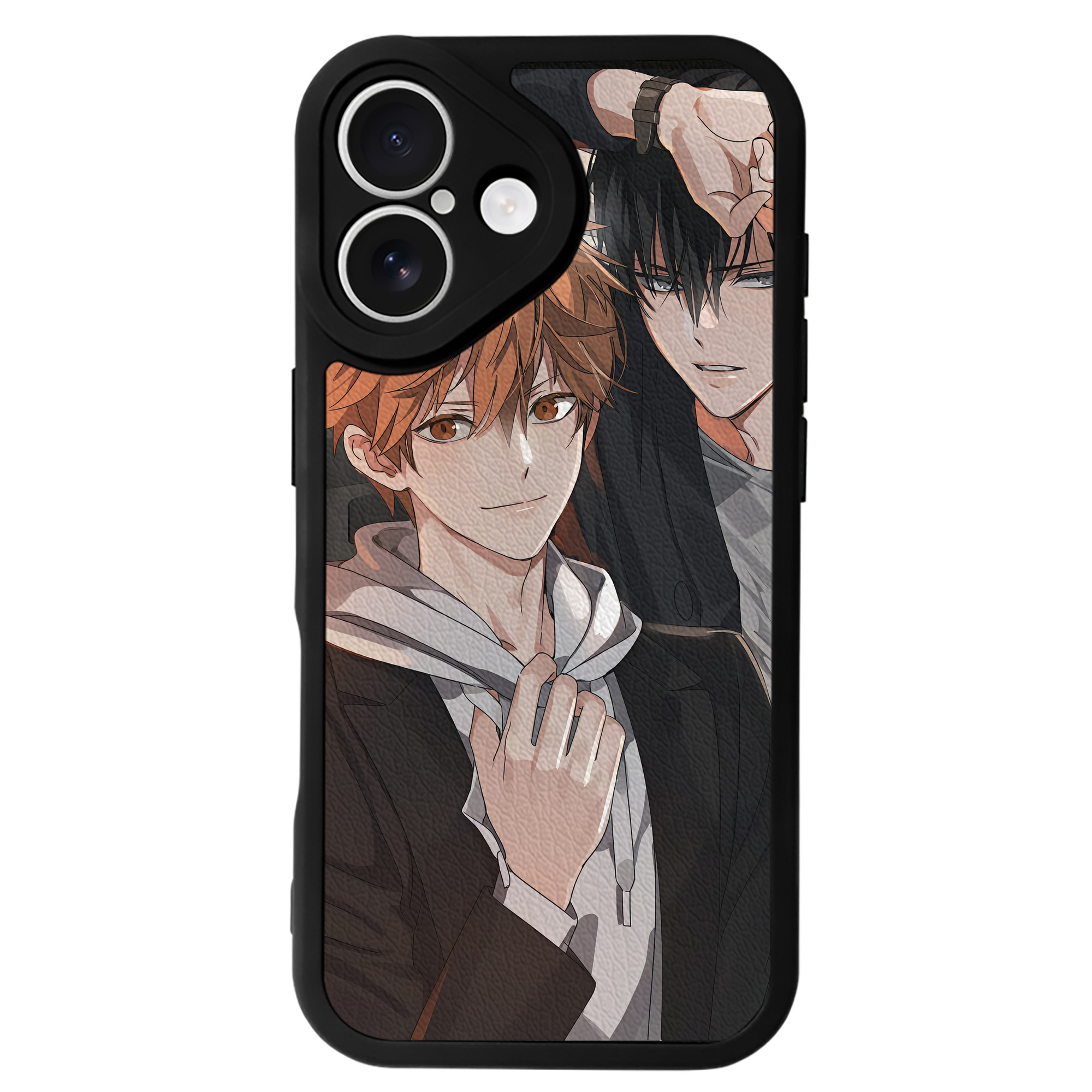 （画像用） ハイキュー!! Haikyu!! 【iPhone 16シリーズ対応】シリコンスマホケース（レザー調） 材質：シリコン